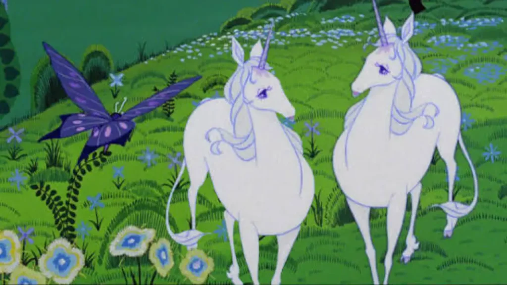 Color and style ideas The Last Unicorn PFP