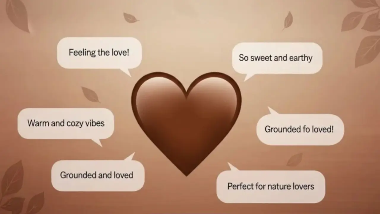 brown heart meaning