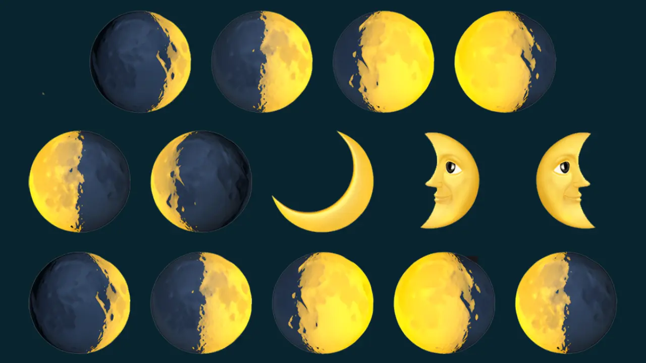 current phase of the moon emoji